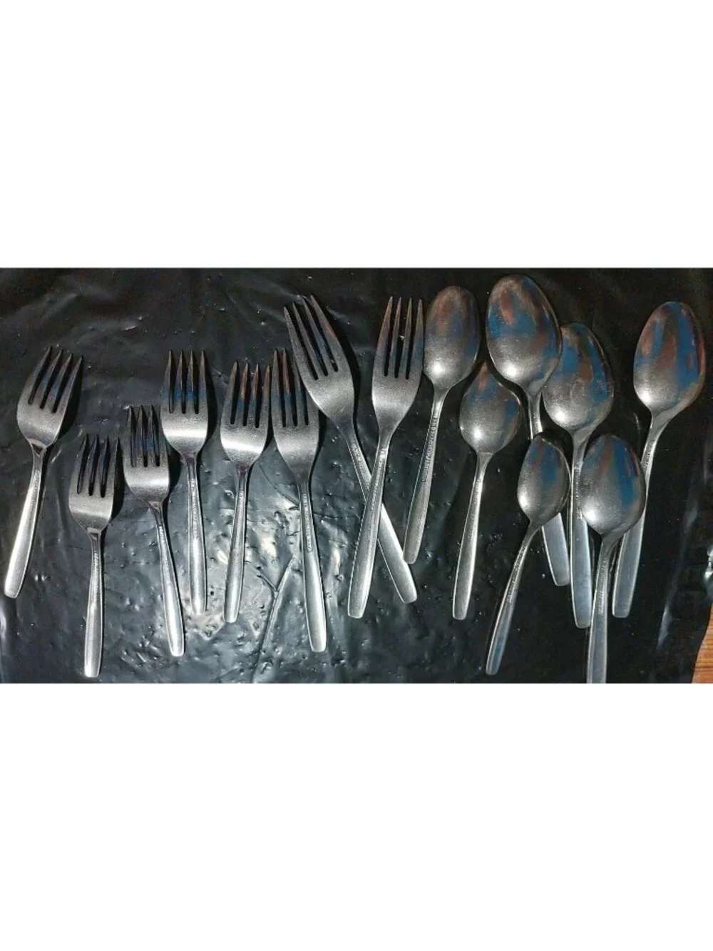 International Silver Flatware Forks Spoons Lot Of 15 Vintage Stainless